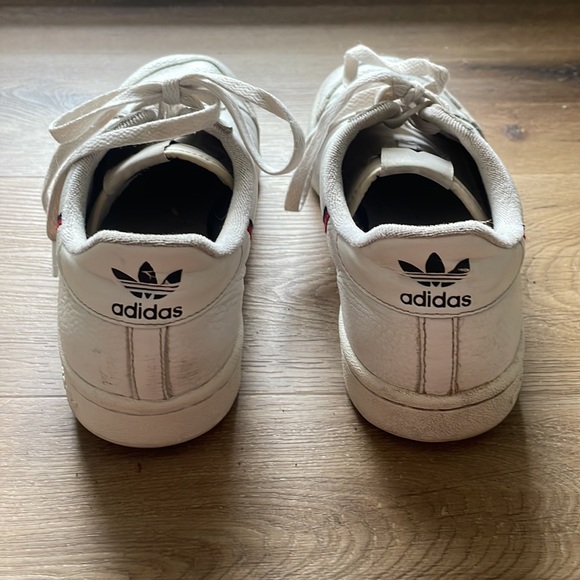 Adidas Rascal Continental 80, Red Blue Stripe Sneakers, Size 42 2/3EU, 9M, 11W - Picture 9 of 11